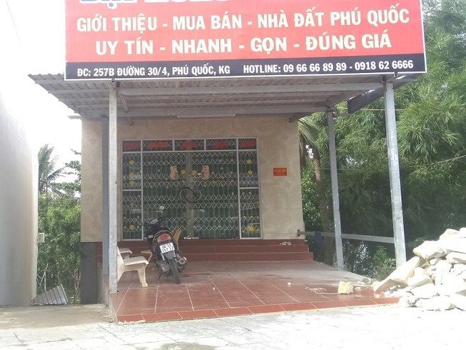 Phú Quốc: Nhiều văn phòng bất động sản vắng tanh