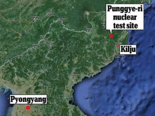 Xảy ra động đất gần bãi thử hạt nhân Punggyeri của Triều Tiên