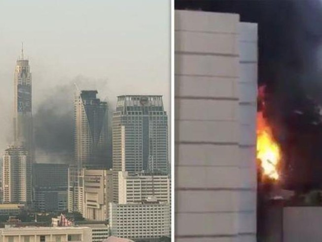 Cháy tòa nhà lớn nhất Bangkok, chuông báo động không reo