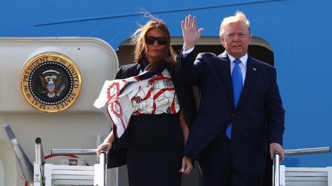 Tổng thống Trump đến Anh, bắt đầu lịch trình dày đặc 3 ngày