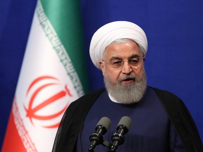 Tổng thống Iran Hassan Rouhani . Ảnh: REUTERS