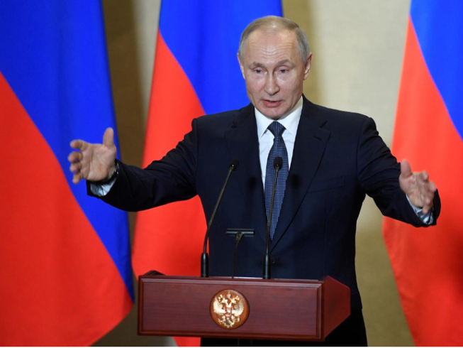 Tổng thống Nga Vladimir Putin. Ảnh: REUTERS