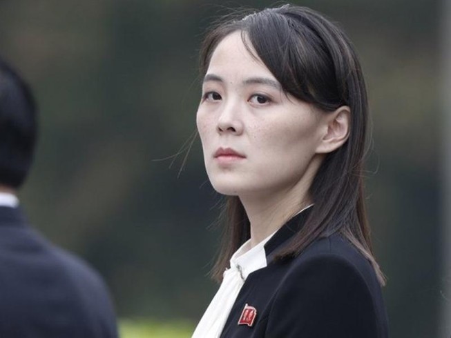 Bà Kim Yo-jong em gái ông Kim Jong-un. Ảnh: YONHAP