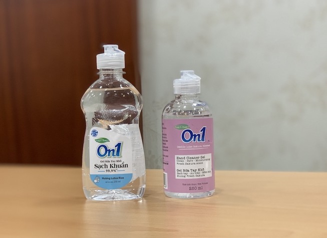 Gel rửa tay khô On1 không thay đổi chất lượng sản phẩm