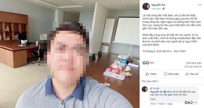 Facebooker Nguyễn Sin đã lên gặp thanh tra sở