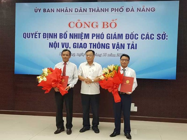 Đà Nẵng: Sở Nội vụ và Sở GTVT có 2 tân phó giám đốc