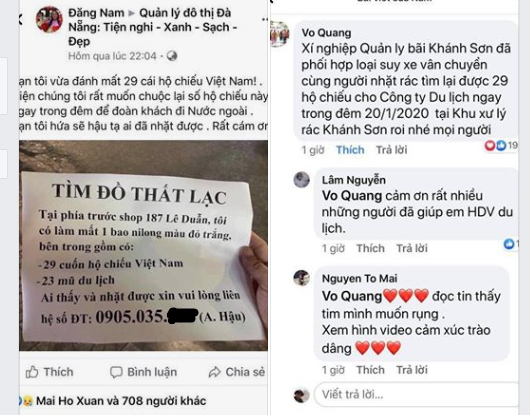 Người dân tình nguyện bới rác xuyên đêm tìm 29 cuốn hộ chiếu