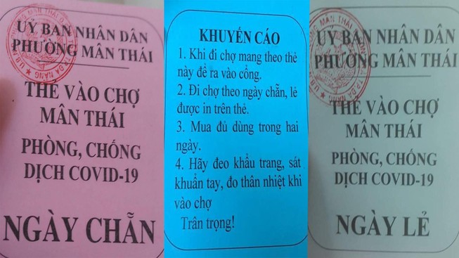 Đà Nẵng: Phát phiếu cho người dân đi chợ theo ngày chẵn lẻ