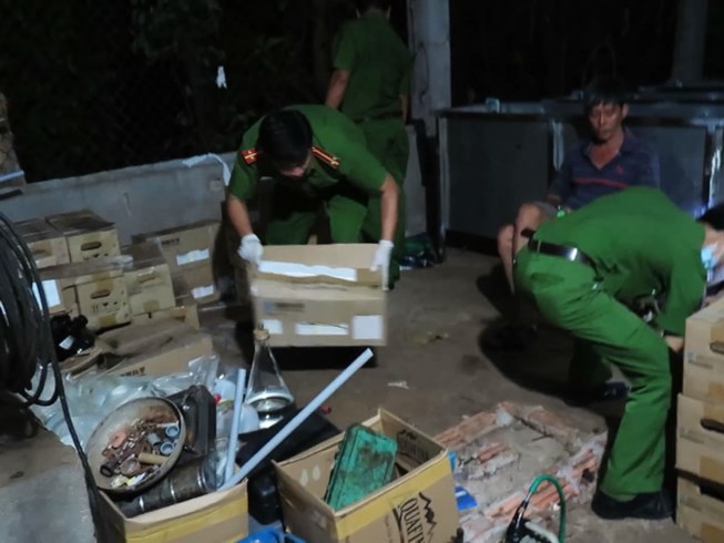 Cận cảnh xưởng sản xuất ma túy lớn nhất Việt Nam