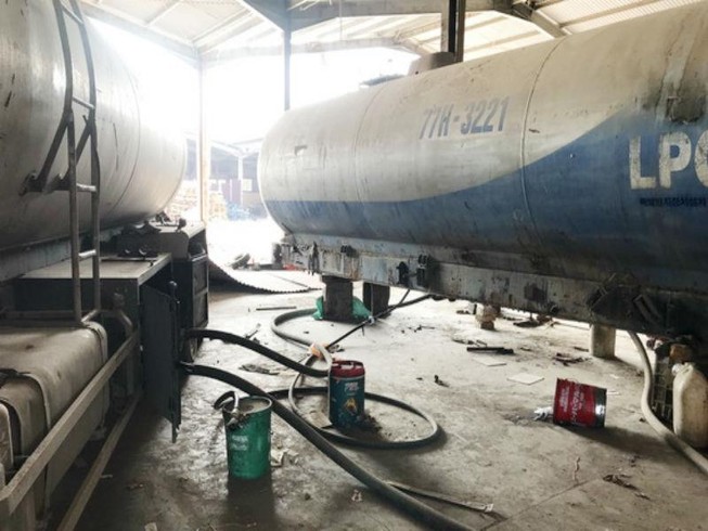 Bắt cơ sở 'phù phép' gas quy mô lớn