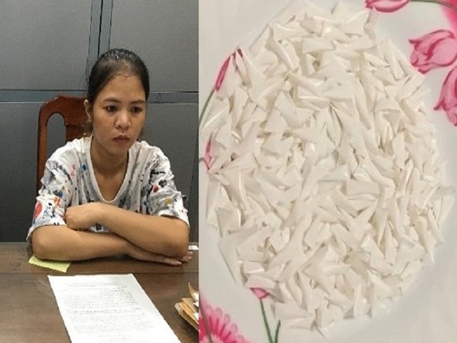 Bắt người mẹ nuôi con nhỏ kiêm đầu nậu bán ma túy