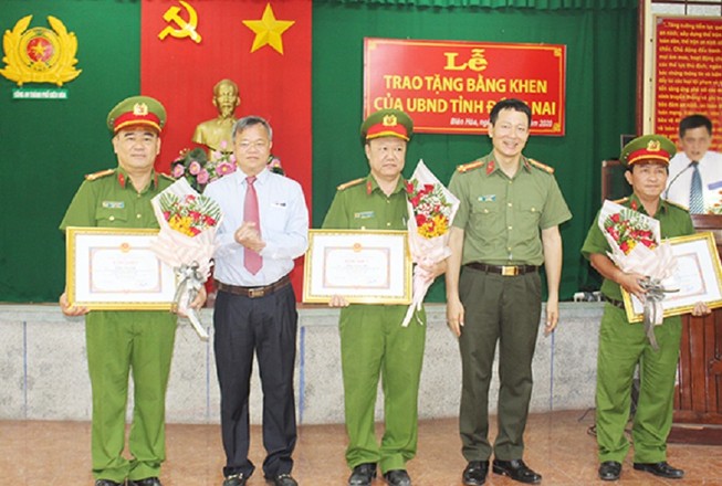 Đồng Nai khen thưởng đột xuất Công an TP Biên Hòa