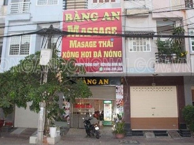 1 tiệm massage ở Đồng Nai vẫn hoạt động trong dịch COVID-19