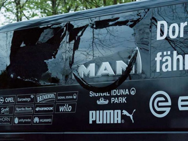 Vụ nổ xe buýt chở đội Dortmund: Bom được cài ở đâu?
