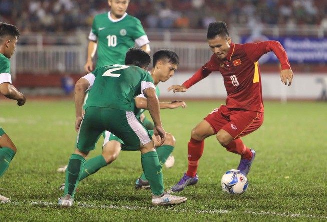 Công Phượng, Quang Hải phối hợp như mơ trước Myanmar