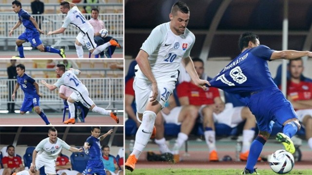 'Chơi bẩn' với Messi Thái, Slovakia vô địch