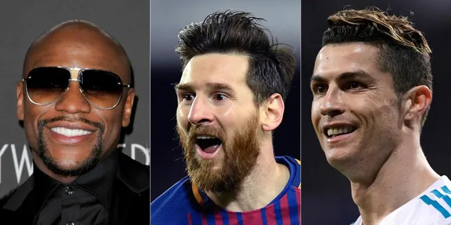 Messi, Ronaldo… 'ngửi khói' Mayweather