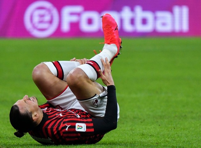 Serie A chưa trở lại, Ibrahimovic đã dính chấn thương