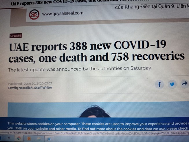 UAE có 388 ca nhiễm COVID-19 ngày 21-6, ai dám đến đá?