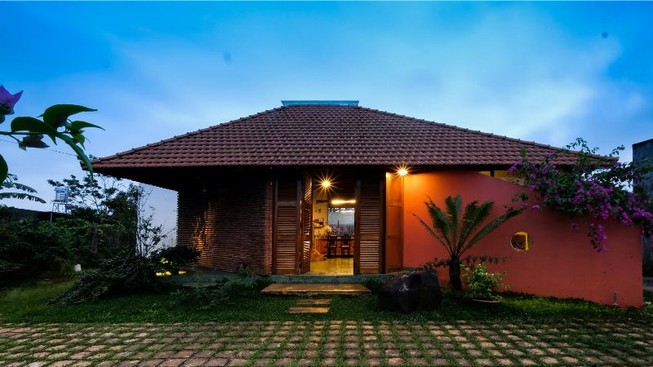 Không gian mở ấm cúng trong Giao House