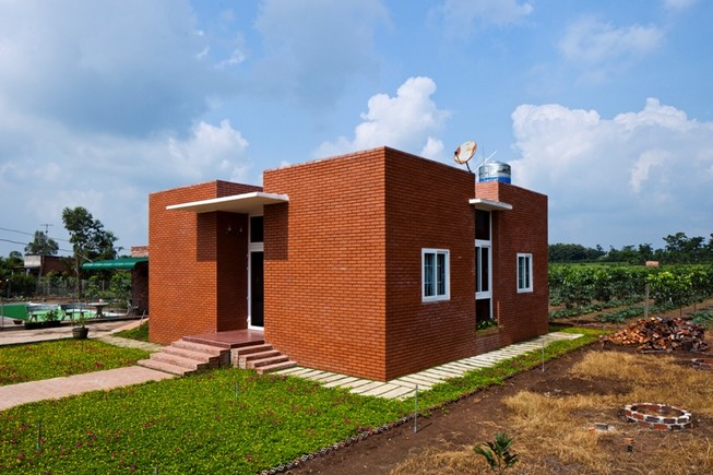 Tránh nóng cho ngôi nhà bằng gạch nung