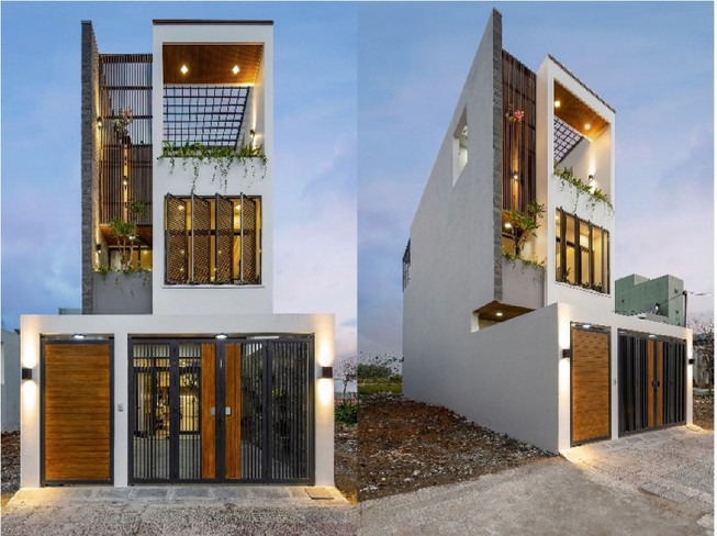 Mẫu nhà phố 3 tầng theo phong cách hiện đại