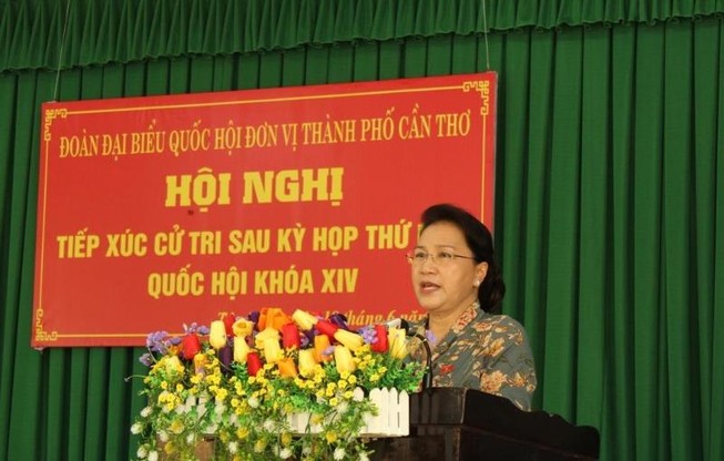 Chủ tịch Quốc hội: Sẽ chuyển ý kiến cử tri về thang giá điện