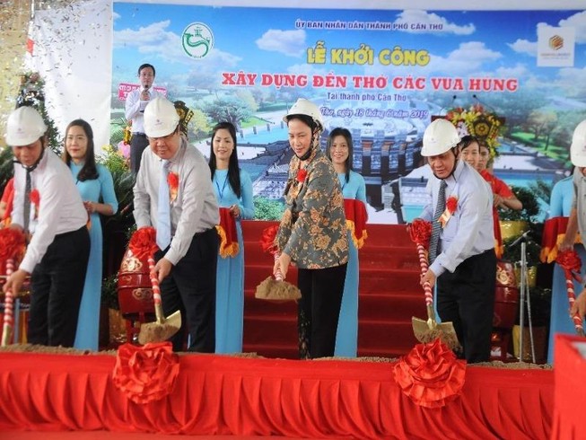 Khởi công xây dựng Đền thờ các Vua Hùng tại Cần Thơ