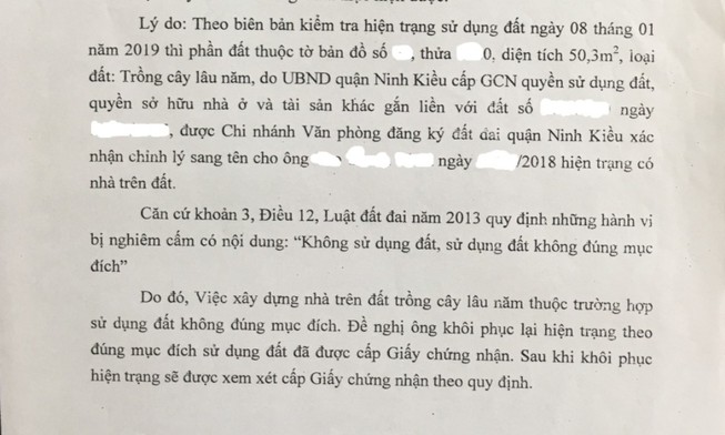 Văn phòng Đăng ký đất đai hứa sửa sai trước tòa