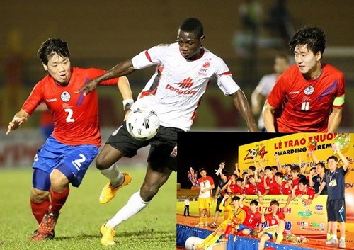 Bốn đội bóng quốc tế dự BTV Cup 2015
