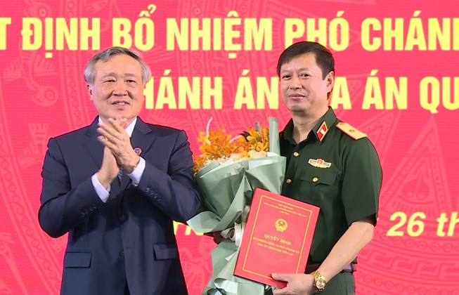 Tòa án Nhân dân Tối cao có tân Phó Chánh án
