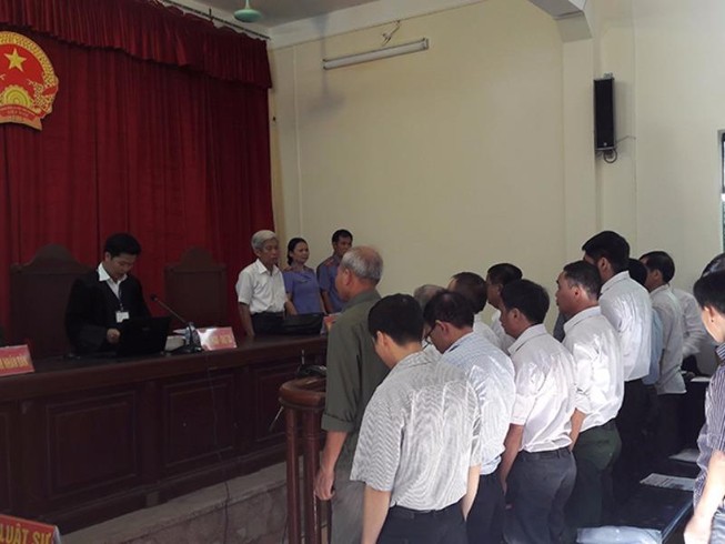Thắt chặt an ninh tại phiên tòa xử 14 cán bộ ở Đồng Tâm