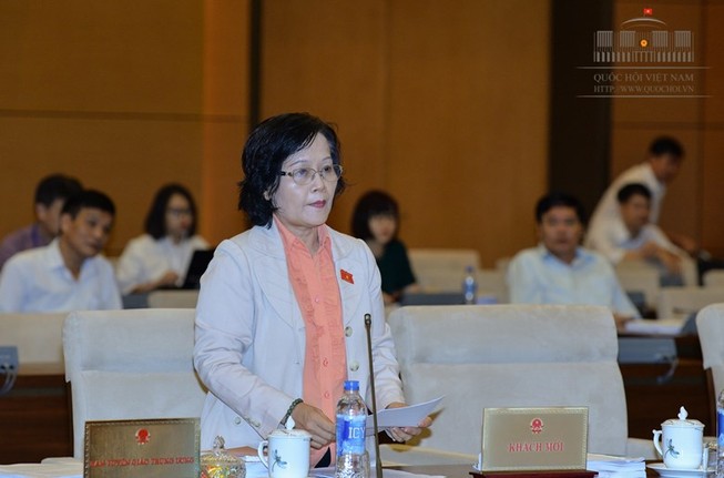 ĐBQH Trần Thị Quốc Khánh trình dự luật Hành chính công