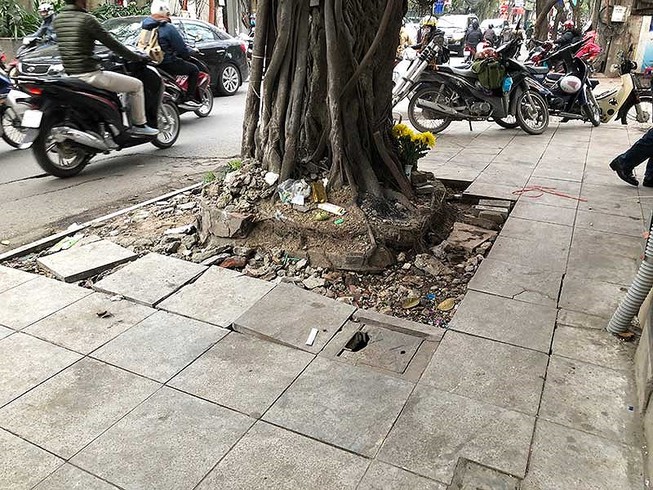 Sai phạm lát đá vỉa hè: Hàng loạt cán bộ bị xử lý