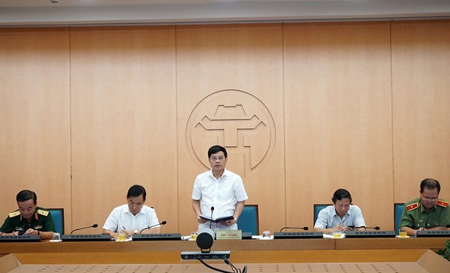 6 quận huyện của Hà Nội bị phê bình không họp chống COVID-19