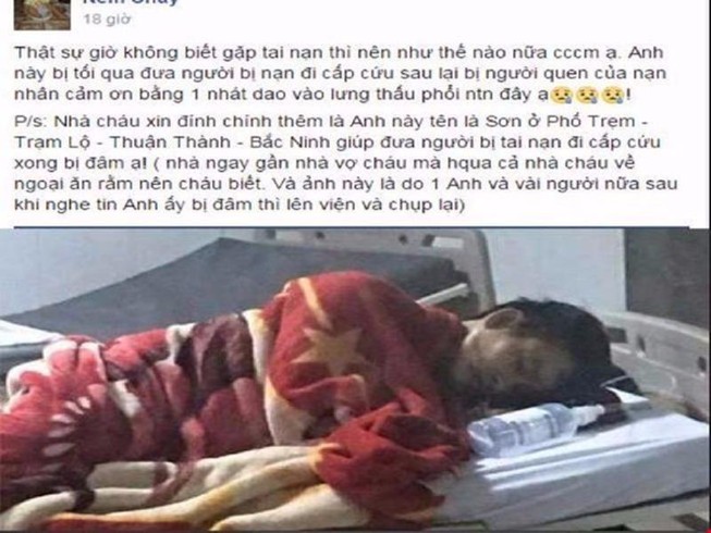 Triệu tập 2 thanh niên vụ 'bị đâm khi cứu người'