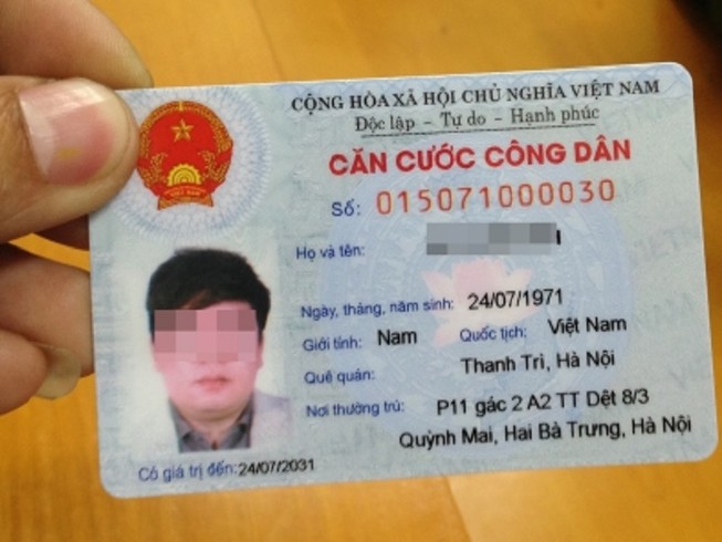 Không có quy định in số CMND lên căn cước