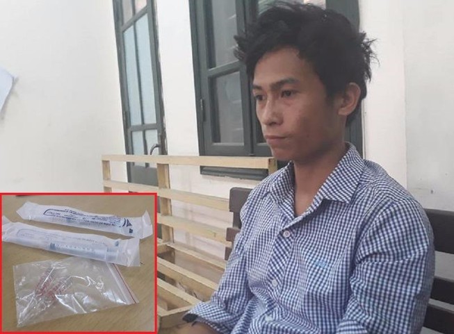 Kinh hãi thanh niên mang cả 'kho' kim tiêm trong cốp xe