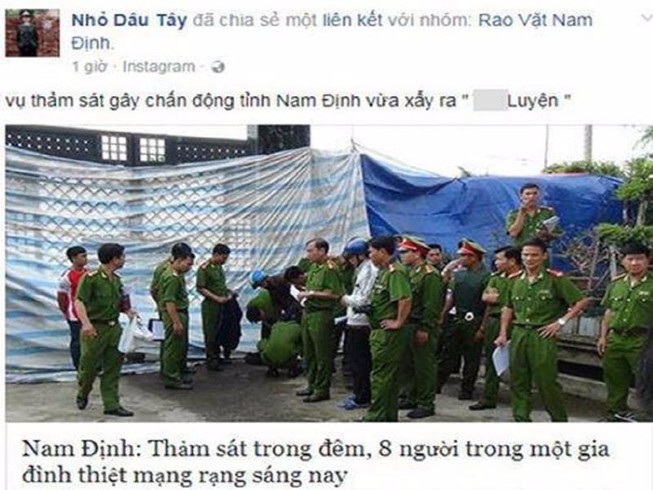 Lấy ảnh thảm sát Bình Phước bịa tin án mạng 8 người