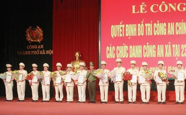 Hà Nội điều động 137 công an về cấp xã