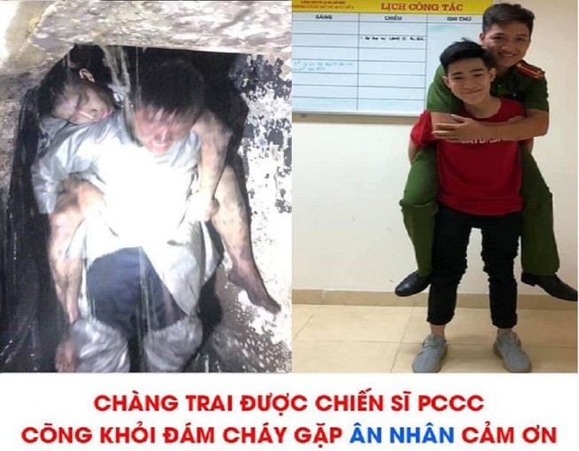 Cảnh sát liều mình cứu người được tặng huy hiệu dũng cảm