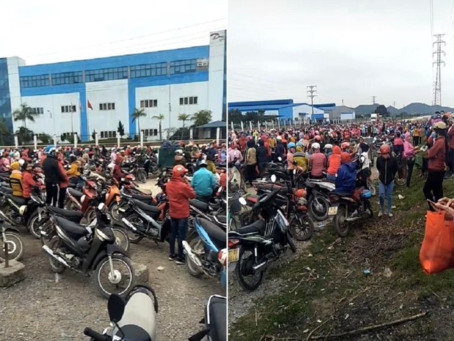 Chính quyền thông tin vụ công nhân tập trung ở công ty may