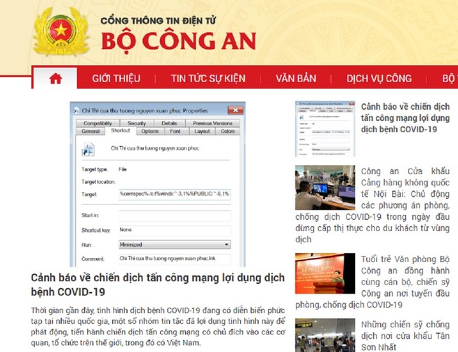 Tin tặc giả mạo chỉ thị của Thủ tướng về dịch COVID-19