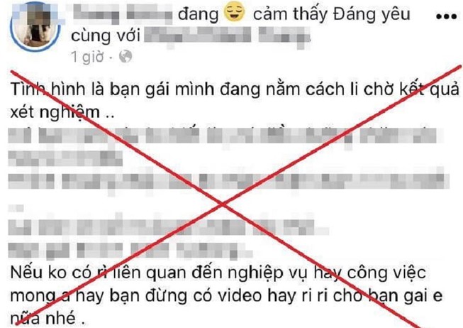 Bị phạt 12 triệu vì tung tin bạn gái bị quấy rối ở khu cách ly