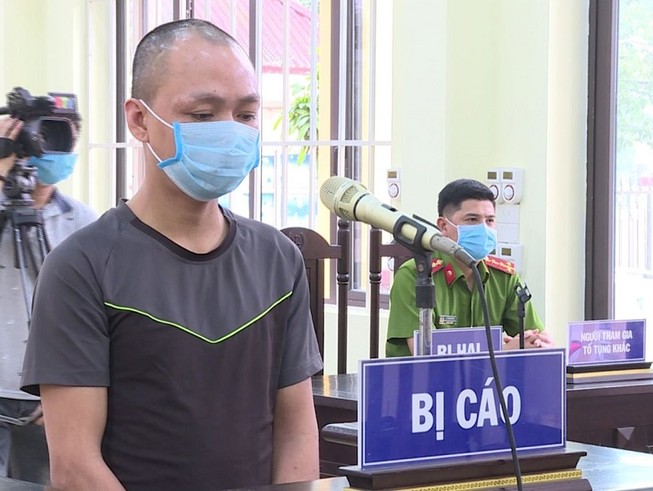 Bị cáo Thái Xuân Hưng tại tòa. Ảnh: A.T