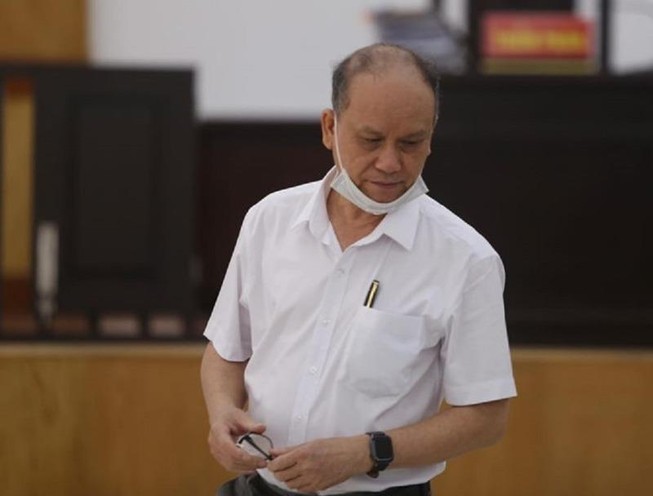 Bị cáo Trần Văn Minh tại tòa ngày 4-5