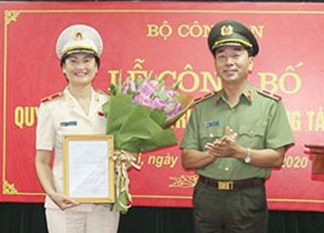 Nữ thiếu tướng làm cục trưởng thuộc Bộ Công an