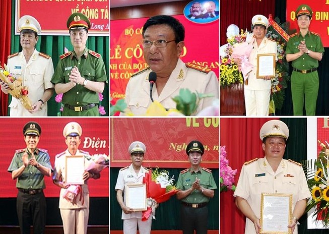 11 giám đốc công an tỉnh vừa được Bộ Công an bổ nhiệm