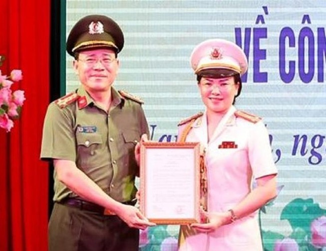 Công an tỉnh Nam Định có nữ Phó giám đốc