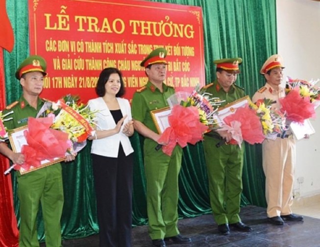 Khen thưởng các đơn vị giải cứu bé trai bị bắt cóc ở Bắc Ninh